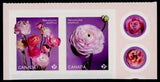 Canada 3375-6 pair MNH Flowers, Ranunculus