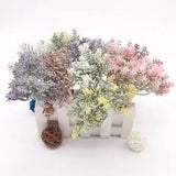 Mini Plastic Grass Plant Flowers Wedding Home Party Decoration Artificial Flower