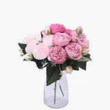Peony New Fake Artificial Flowers Bouquet Wedding/Store/Party/Hotel Decoration