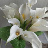 Calla Lily, Luxury Calla Lilies, Fake Calla for Bridal Bouquet, Calla Lilies Wedding Bouquet, Wedding Centerpieces Arrangement, Table Decor