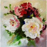Flower Oil Painting On Canvas Still Life Original Art Artwork For Walls Floral Bouquet Vase Shabby Chick Baroque Ornate by FusionArt