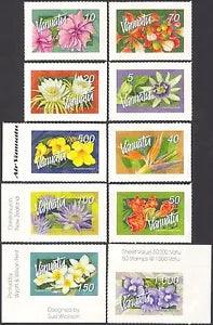 Vanuatu 2006 Flowers/Vines/Trees/Plants/Nature/Lily/Hibiscus 10v s/a set n43196