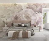 3D Baroque Peony Flower Wallpaper Wall Mural Peel and Stick Wallpaper 259