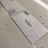 Personalised Seed Paper Business Cards - Eco-Friendly and Customisable | Editable Business Cards With Your Logo