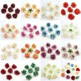 50X Artificial Carnation Flower Heads Silk Bulk Party Wedding Bouquet Home Decor