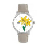 Toff London TLWS-89400 Ladies Yellow Lily Flower Watch