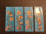 ONE REAL Pressed flower bookmark FRESH with tassel