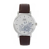 Toff London TLWS-17603 Ladies Blue Water Lilies Flower Watch