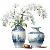 Watercolor Orchid Clipart