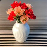 Miniature Flower Bouquet Dollhouse 1:12 peach & red