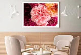 Colorful Carnations Flower Boquet Print Premium Poster High Quality choose sizes