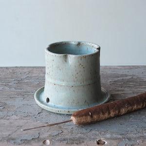 Planter with Drain Tray, Geometric Clover Design