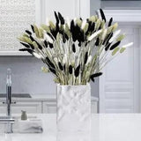 120 Pcs Natural Pampas Grass Bouquet Decor Bunny Tail Dried Flowers 18-zhu
