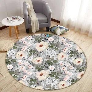 3D Flower Peony ZHUA2188 Game Non Slip Rug Mat Photo Carpet Zoe