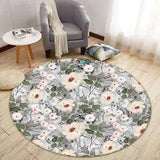 3D Flower Peony ZHUA2188 Game Non Slip Rug Mat Photo Carpet Zoe