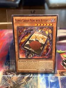 Yugioh x1 Flower Cardian Peony with Butterfly INOV-EN014 UL Ed Common (NM)