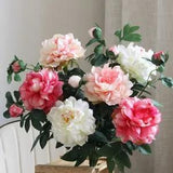 Peony simulation flower  Weding living room decoration dining table decoration,