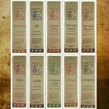 New Hand Rolled Natural Herb & Flower Enticing Aromas Original Incense 20 Sticks