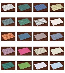 Ambesonne Fabric Place Mats 4 Piece Group Placemats Dining and Kitchen Table
