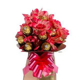 Chocolate Ferrero Rocher Gift Box Hamper Birthday Sweet Candy Lindt Lindor Wedding Craft Present Personalised Bouquet Flower Rose