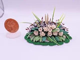 Black Lily Centerpiece Dollhouse Miniature 1:12 Scale Fast US Shipping