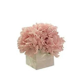 Artificial Flowers with Vase, Fake Peony Flowers in Vase,Faux Flower Pink