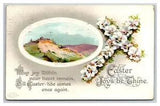 Easter bouquet Cross Jesus lily embossed gold metallic holy easter 1911 BIRN
