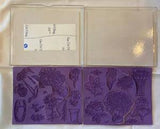 Sugar Loaf See D's Flower Garden Stamp Set 25-Lot-New-Rose-Iris-Bouquet-Lily-Pot