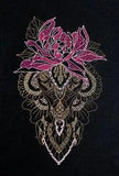 DIY Cross-stitch Embroidery Kit Peony Flower stitching needlepoint