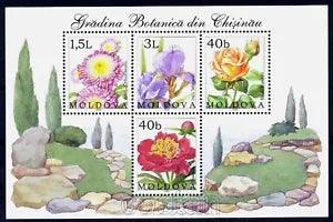 2002 Iris,Peony,Aster,Rose,Botanical Garden,Flowers,Blumen,Fleurs,Moldova,26/MNH