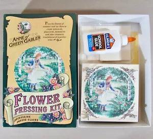 Anne of Green Gables Flower Pressing Kit, Approx. 6" Square, DIY Wood Flower