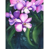 Orchids Painting Flowers Painting Pink Orchids Painting Orchids Watercolor Painting Orchid Art Orchid Original Painting Floral Painting