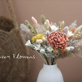 Peach dried flower bouquet l Boho bouquet l Gift bouquet