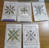 QUILT NOUVEAU DESIGNS FLORAL REFLECTIONS COLLECTION CHOICE OF BLOCKS