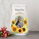 Personalized Sunflower Urn - Personalized Human Urn