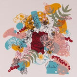 Flower Bouquet Wall Art, Poppy, Bleeding Hearts, Daffodils, Lilac