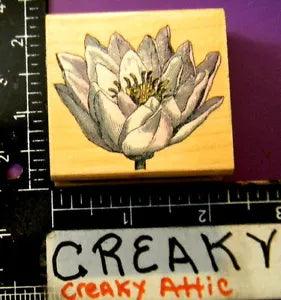 LILY FLOWER RUBBER STAMP HERO ARTS E1862