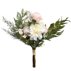 Peony Dahlia Artificial Flower Bouquet Floral Arrangement