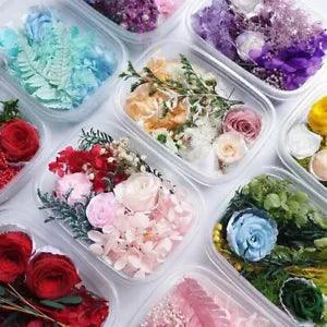 Dried Flowers 1Box DIY Aromatherapy Candle Making Epoxy Resin Mold Jewelry Decor