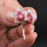 Orchid Earrings