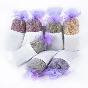 Natural Dried Flowers Sachet Bag Rose Jasmine Rosemary Lavender Bud Dry...