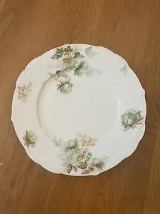 Large Vintage Peony Porcelain 13" plate Germany