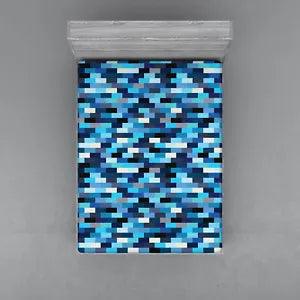 Ethnic Geometry Fitted Sheet Cover with All-Round Elastic Pocket in 4 Sizes