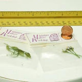 Handcrafted lily of the valley flower stems NIB -Miniature Dollhouse 1:12 scale