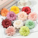 20pcs 7cm Artificial Silk Dahlia Daisy Chrysanthemum Flower Head Home Vase Decor