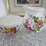 COALPORT Bone china Creamer and Sugar bowl - LUDLOW