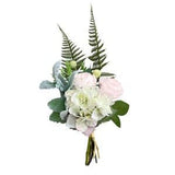 Artificial Peony, Hydrangea, Silver Leaf Chrysanthemum Bouquet Arrangement
