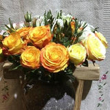 Rose Bouquet Artificial, Realistic Fake Flower Posy, Home Floral Decor, Lounge Spray Craft, Wedding Arrangement, Dining Table Centerpiece