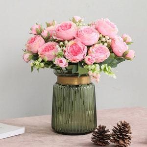 Rose Bouquet of Artificial Flowers, Realistic Silk Plants