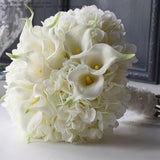 Handmade Natural Wedding real touch Bouquet-  Calla Lily Bridal Bridesmaid Bouquet, Rustic Wedding, Alternative Bouquet, Keepsake Bouquet